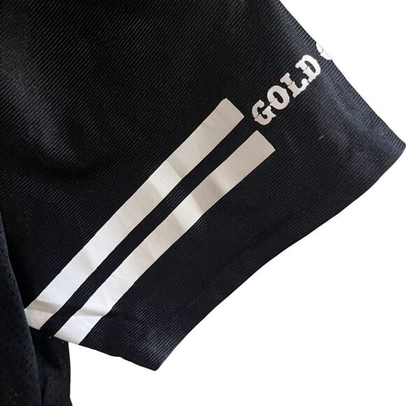 Mens Moisture Wicking Dri-Fit Shirt XL Black White Graphic Print Quick Dry - Picture 4 of 6